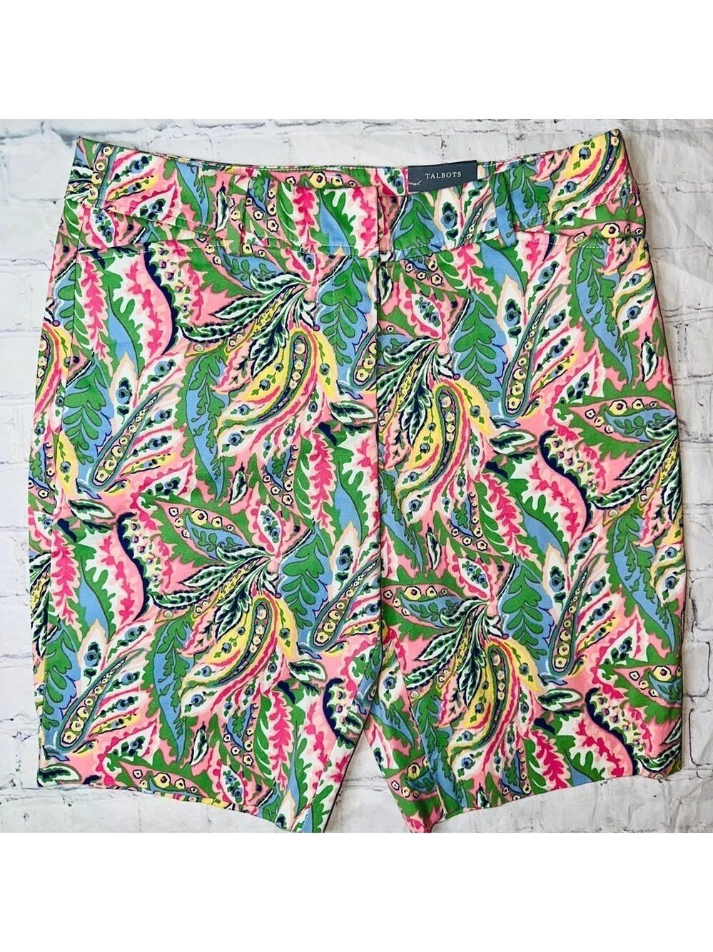 NWT Women’s Size 6P Talbots Perfect Shirts Paisley Print